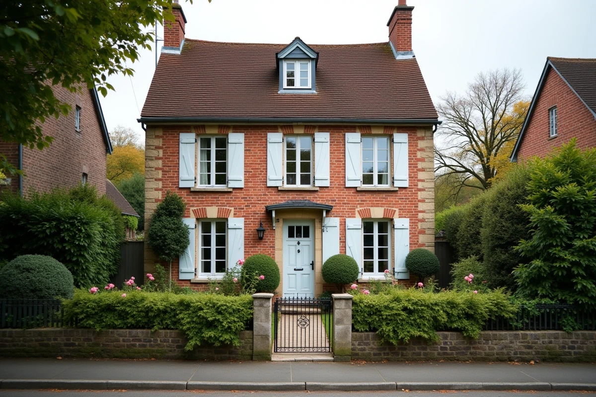 Façade d'une petite maison avec jardin à louer en location longue durée entre particuliers dans le 76