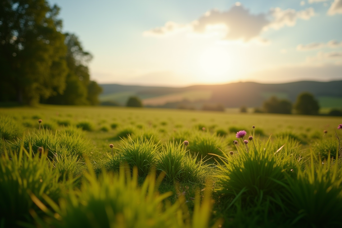 Terrain en Créhen entouré de campagne pittoresque en après-midi